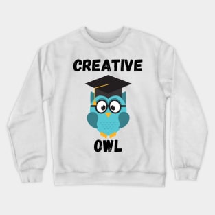 Creative Owl Crewneck Sweatshirt